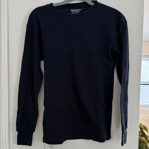 Architect Midnight Black Crew Neck Top